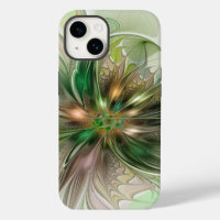 Colourful Fantasy Modern Abstract Fractal Flower
