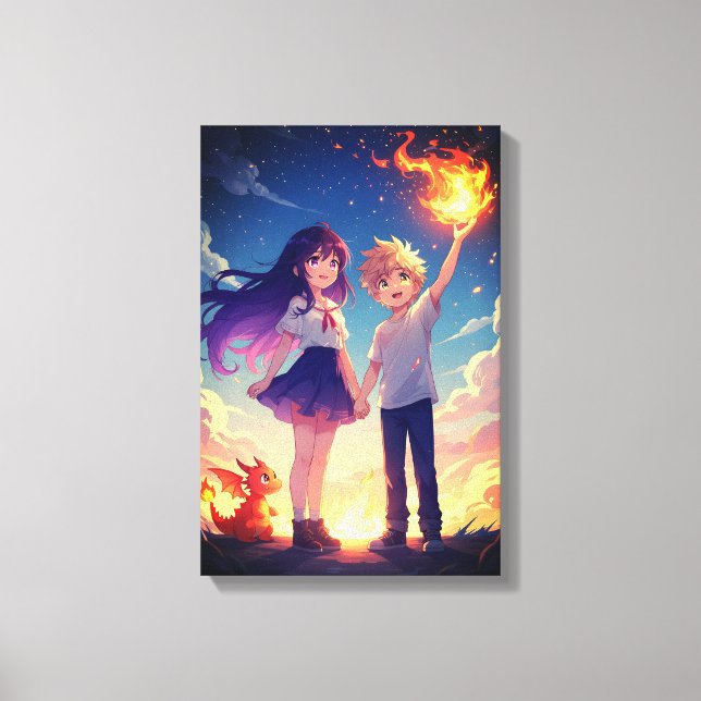 Colourful Fantasy Wall Art for Kids (Front)