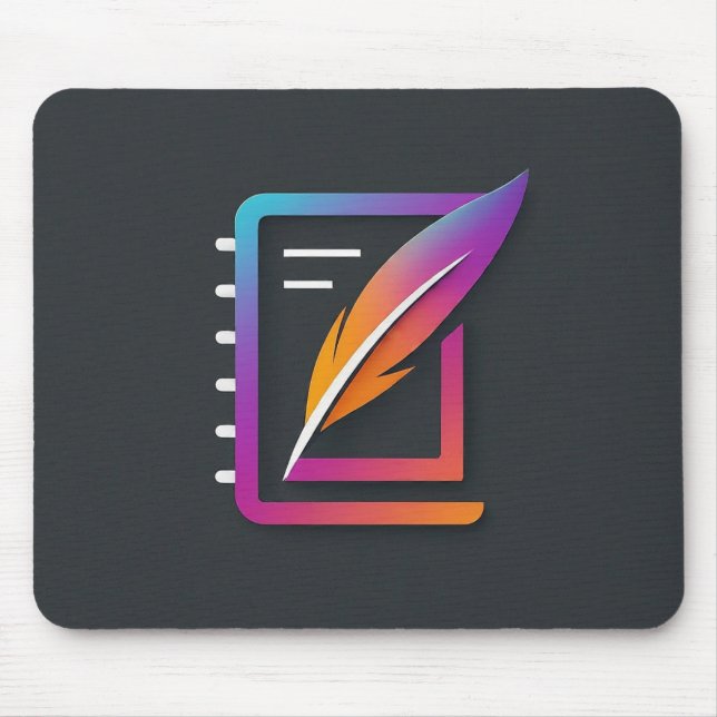 Colourful Father Mouse Pad (Front)