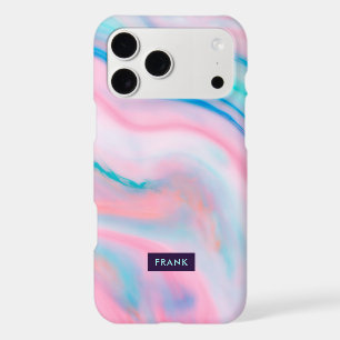 Colourful faux agate-alike marble stone texture