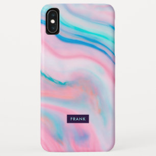 Colourful faux agate-alike marble stone texture Case-Mate iPhone case