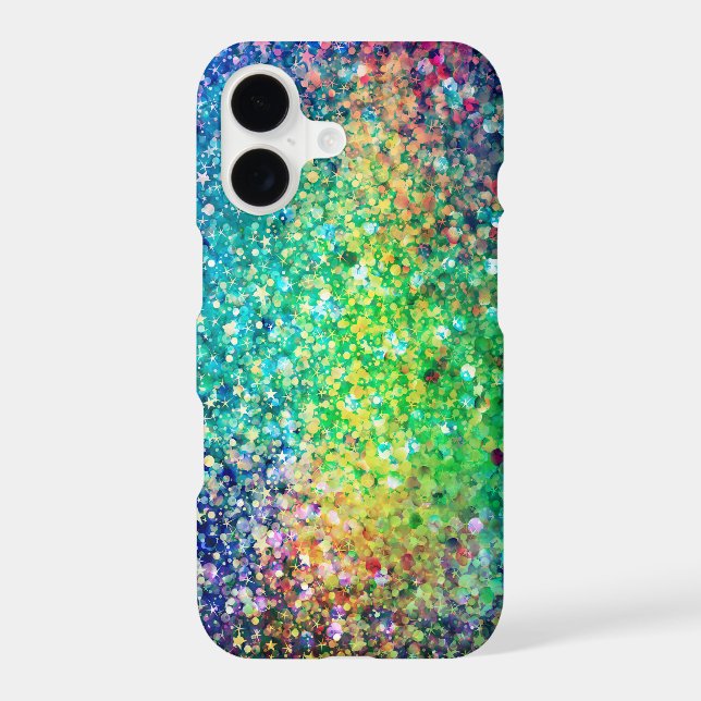 Colourful Faux Glitter Background (Back)