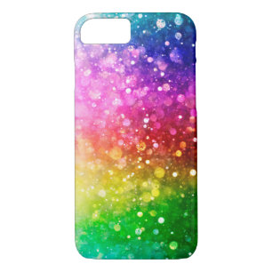 Colourful Faux Glitter Bokeh Style Case-Mate iPhone Case