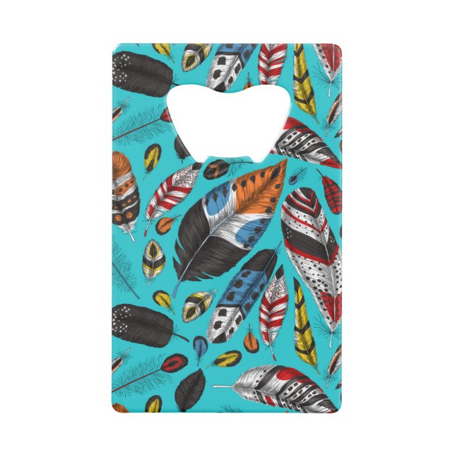 Colourful feathers (Front)