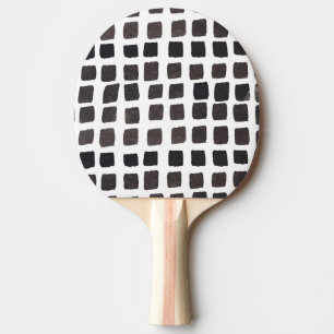 Colourful Feathers: Cute Vintage Pattern Ping Pong Paddle