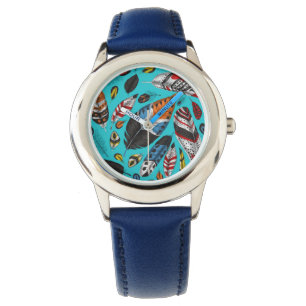 Colourful feathers watch