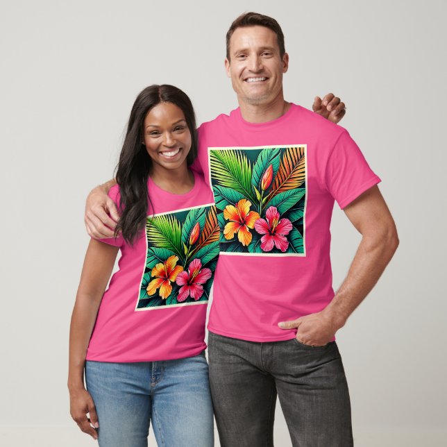 Colourful Feelings: Abstract Face T-Shirt (Unisex)