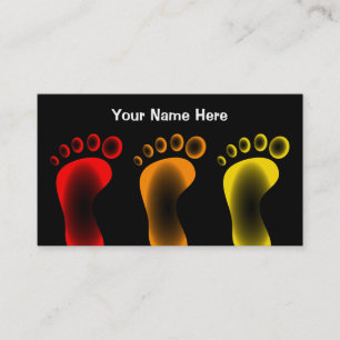 Colourful Feet Business Card