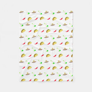 Colourful Festive Cinco de Mayo 2025 Dancing Cactu Fleece Blanket