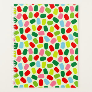 Colourful Festive Citrus Green Candy Planner
