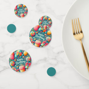 Colourful & Festive Happy Birthday Celebration Confetti