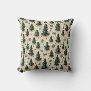 Colourful Festive Pattern Cushion
