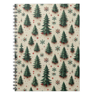 Colourful Festive Pattern Notebook