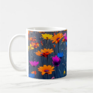 Colourful Field Of Flowers Coffee Mug