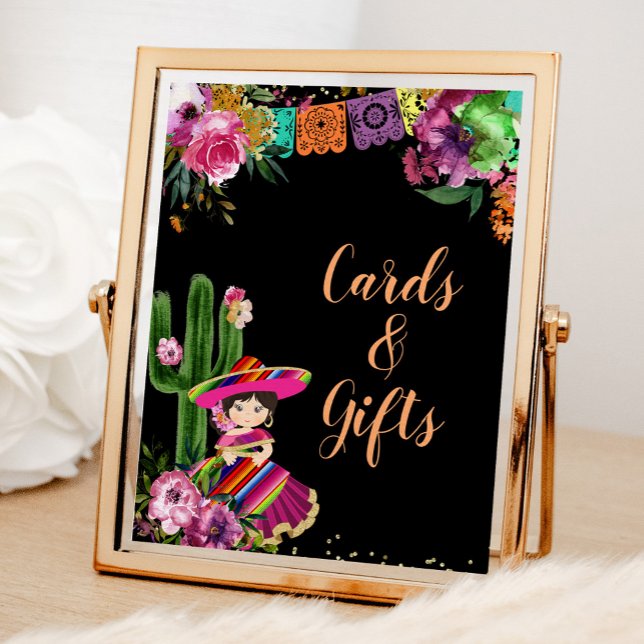 Colourful Fiesta Floral Birthday Cards and Gifts Poster (Creator Uploaded)