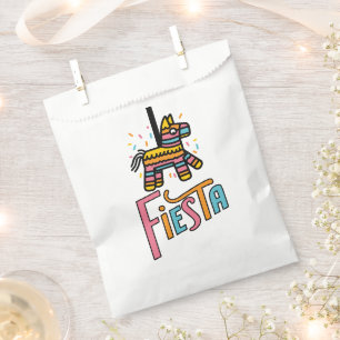 Colourful Fiesta Piñata Festive  Favour Bags