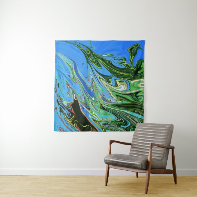 Colourful Fine Art | Best abstract masterpiece Tapestry (In Situ)
