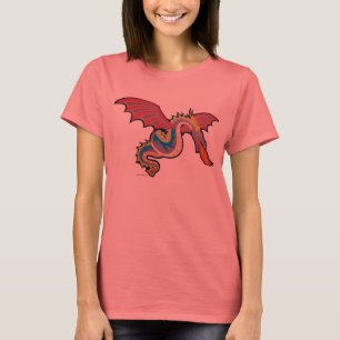Colourful Fire-Breathing Dragon T-Shirt