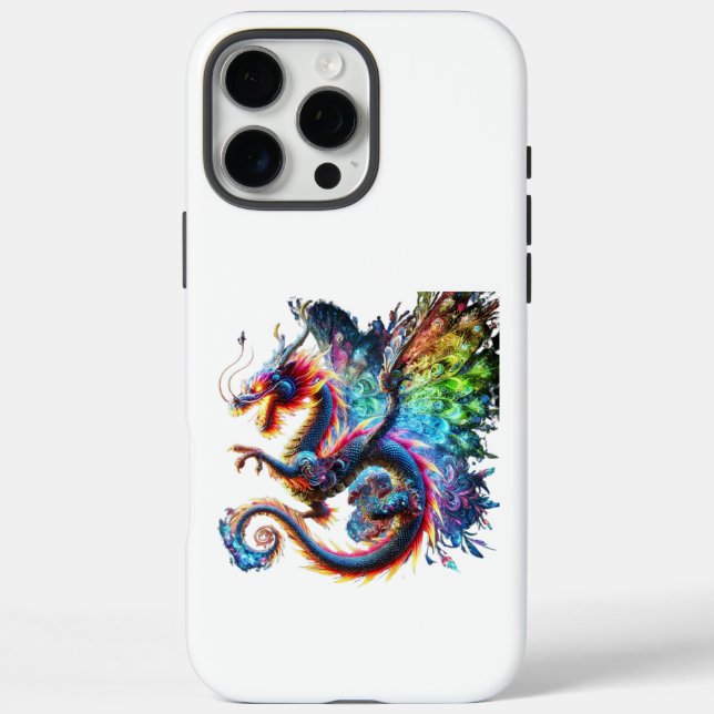 Colourful Fire Dragon Case-Mate iPhone Case (Back)