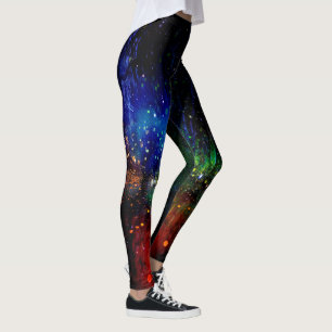 Colourful Firefly Night Leggings