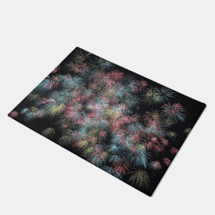 Colourful Firework... Doormat