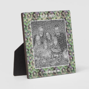Colourful Fireworks Create Your Own Photo Plaque