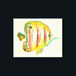 Colourful Fish Canvas Print<br><div class="desc">Colourful Aquarium Fish 2 Artist: Chariklia Zarris</div>