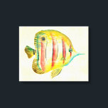 Colourful Fish Canvas Print<br><div class="desc">Colourful Aquarium Fish 2 Artist: Chariklia Zarris</div>