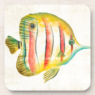 Colourful Fish Coaster
