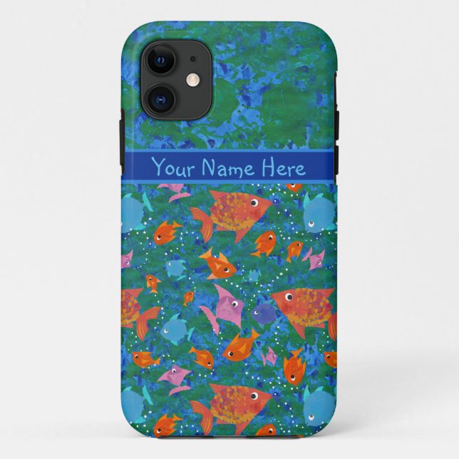Colourful Fish Custom iPhone 5 Xtreme Case (Back)