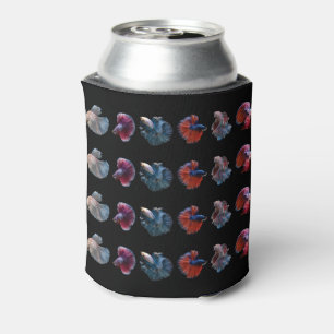 Colourful Fish custom monogram can cooler