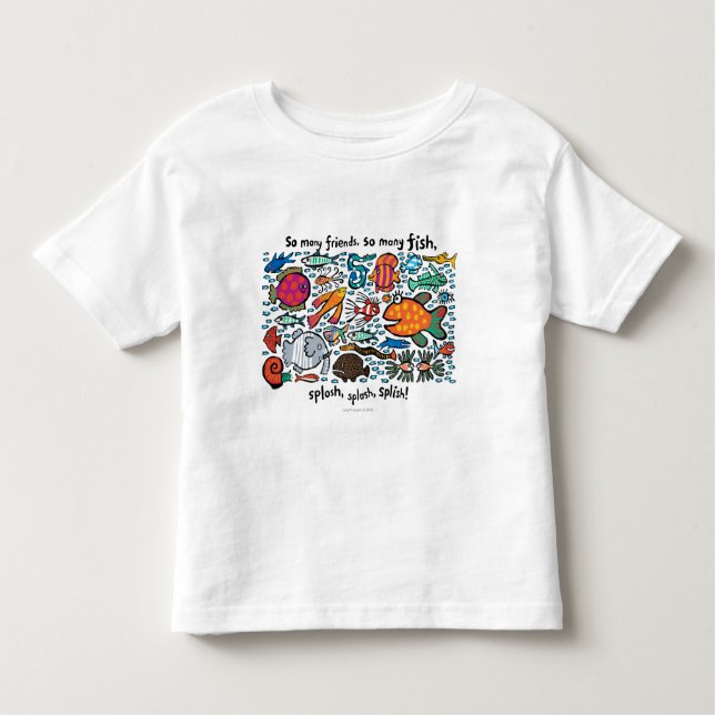 Colourful Fish Friends Toddler T-Shirt (Front)
