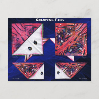 Colourful Fish Postcard