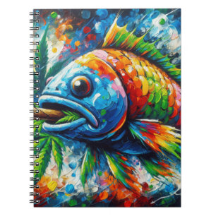 Colourful Fish Spiral Notebook