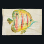 Colourful Fish Tea Towel<br><div class="desc">Colourful Aquarium Fish 2 Artist: Chariklia Zarris</div>