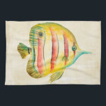 Colourful Fish Tea Towel<br><div class="desc">Colourful Aquarium Fish 2 Artist: Chariklia Zarris</div>