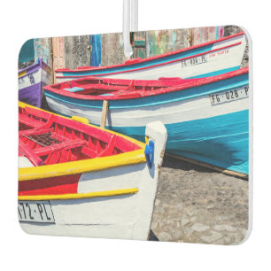 Colourful Fishing Boats, Cape Verde Car Air Freshener