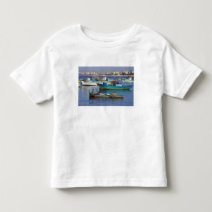 Colourful fishing boats in the Harbour of Toddler T-Shirt