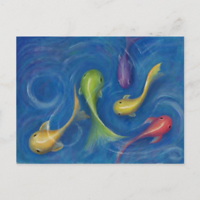 Colourful Fishy Postcard (Front)