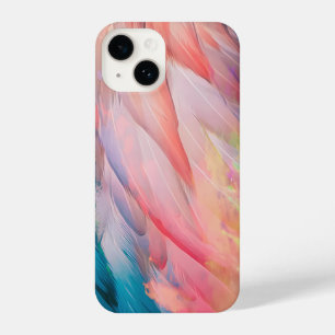 Colourful Flamingo Feathers iPhone 14 Case