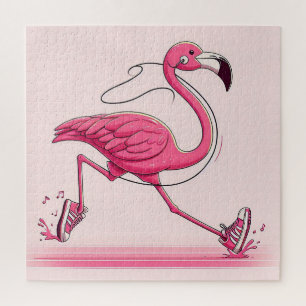 Colourful Flamingo Puzzle for Creative Play