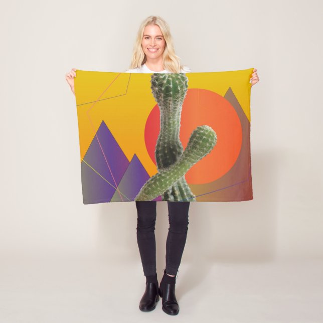 Colourful  Fleece Blanket (In Situ)