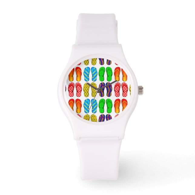 Colourful Flip Flops Watch (Front)