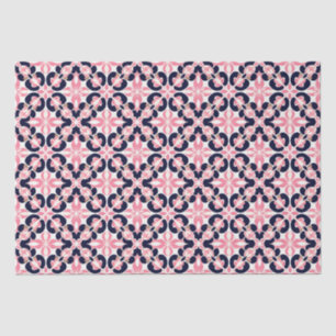 Colourful Floral Abstract Pattern Tissue Paper
