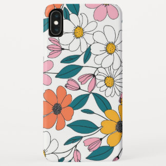 colourful floral art Case-Mate iPhone case