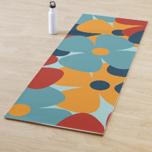 Colourful Floral B Yoga Mat