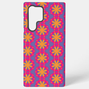 colourful floral circle shapes samsung galaxy case
