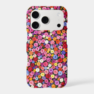 Colourful Floral Collage iPhone 17 Pro Case