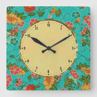Colourful Floral Collage Pattern
