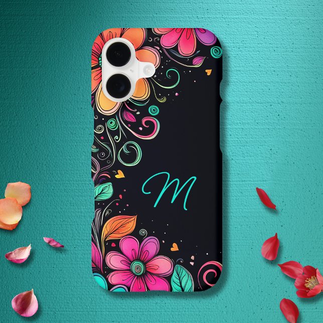 Colourful Floral Custom Monogram (Creator Uploaded)